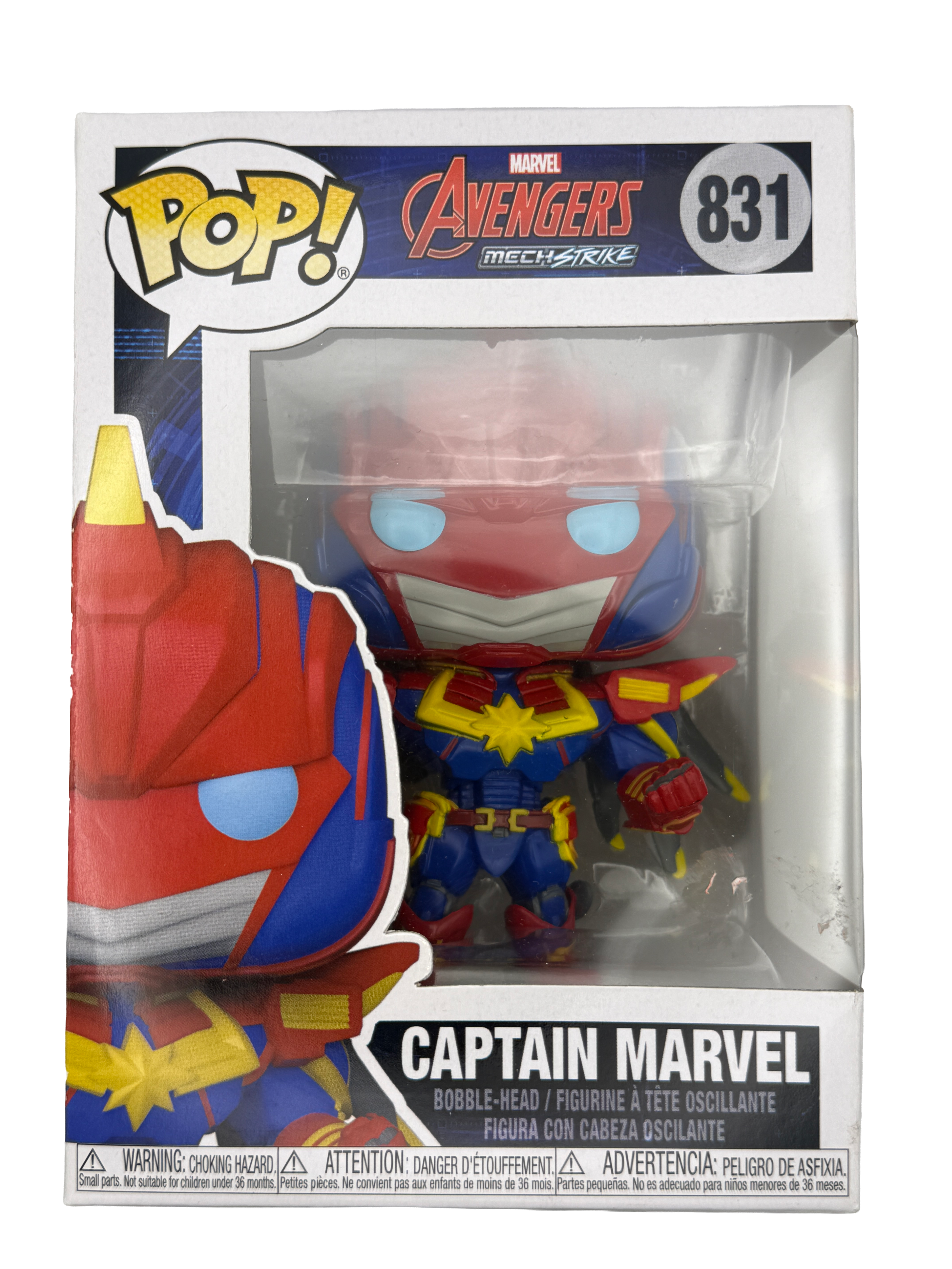 Captain Marvel Mech Strike #831 (Funko Pop!)
