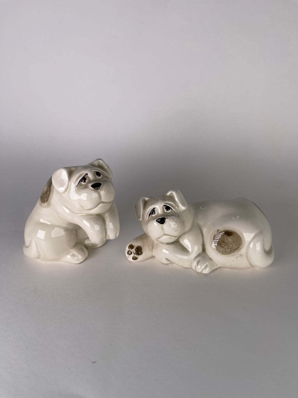 Curated Antique Salt & Pepper Set
