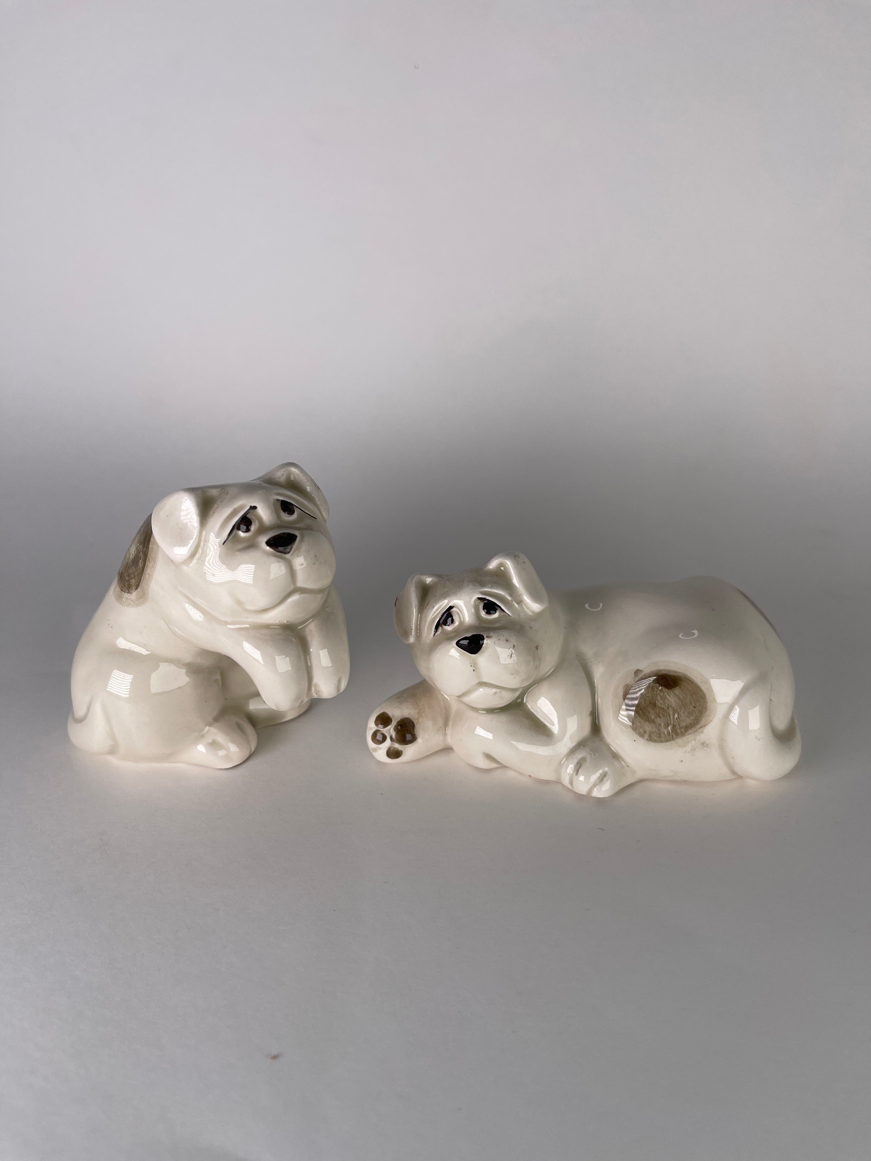 Curated Antique Salt & Pepper Set