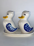 Swiss Mini Stein Salt & Pepper Shakers (Vintage Souvenir Set)