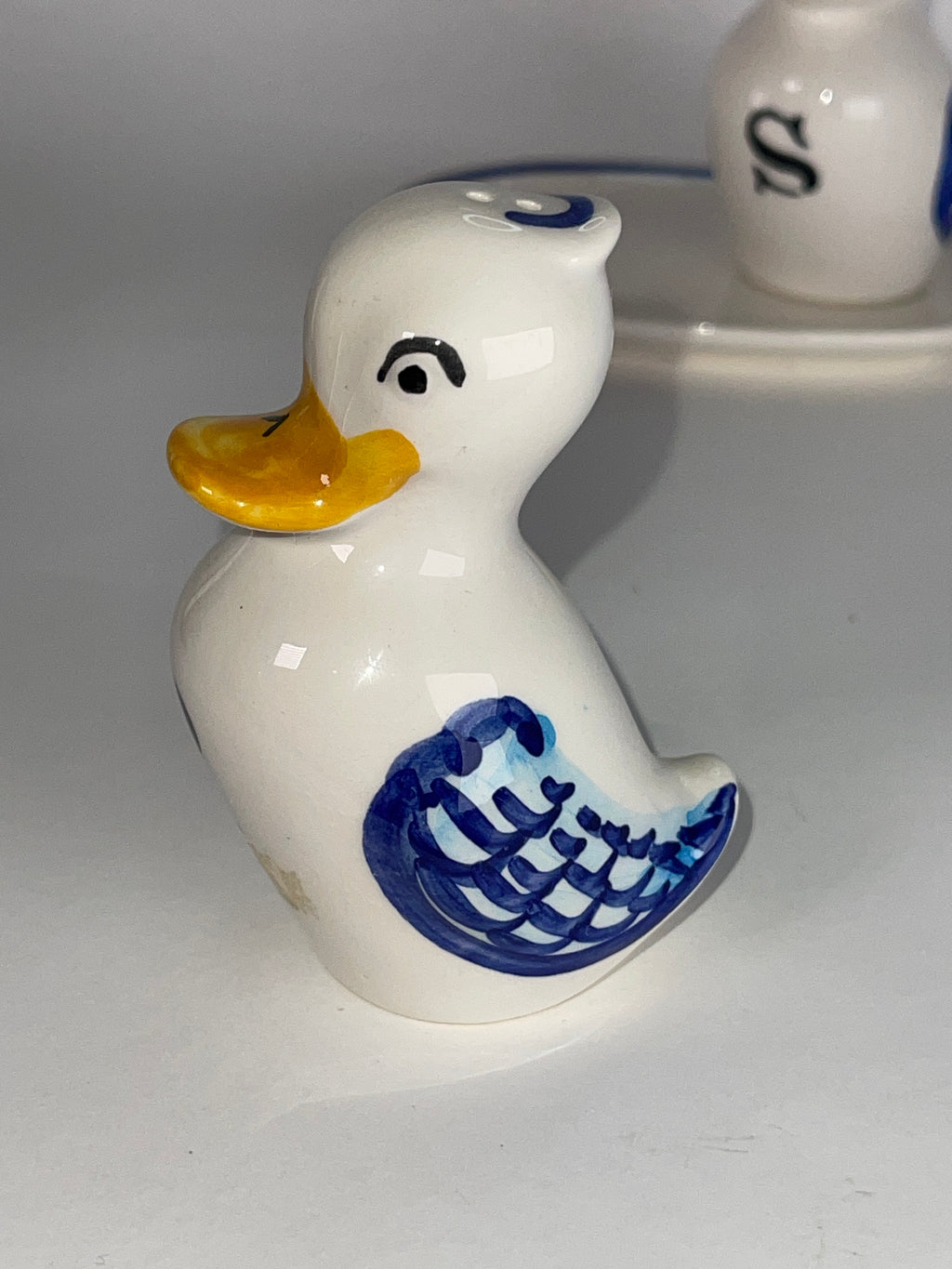 Swiss Mini Stein Salt & Pepper Shakers (Vintage Souvenir Set)