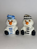 Alcatraz Prisoner Snowman Duo (with Table + Shelf‑Wear Swagger)