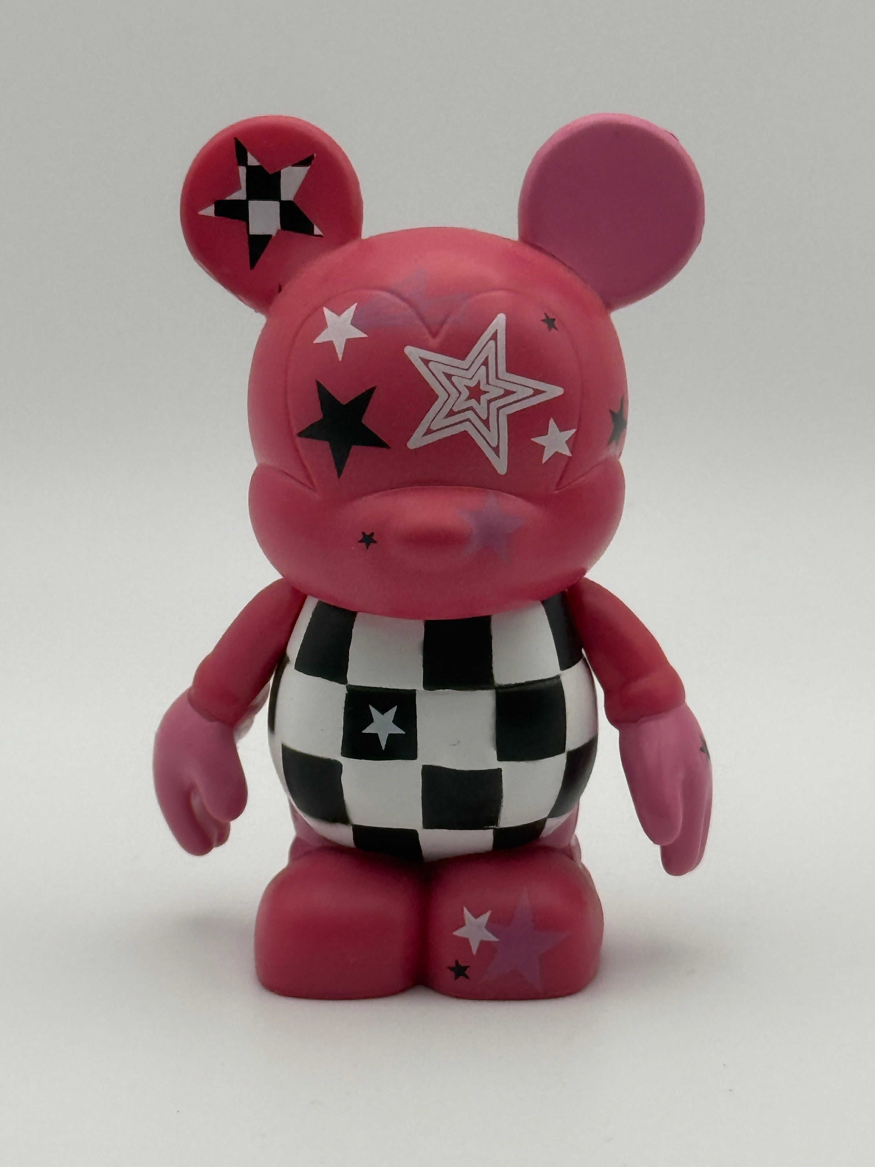 Disney Vinylmation 3" Urban Series 5 "Chasing Pink Rock Star" figure.